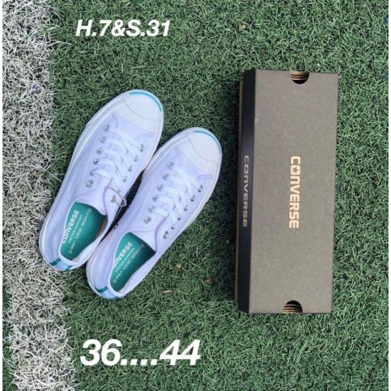 รองเท้าผ้าใบ converse jack สินค้าพร้อมส่งภาพอุปกรณ์