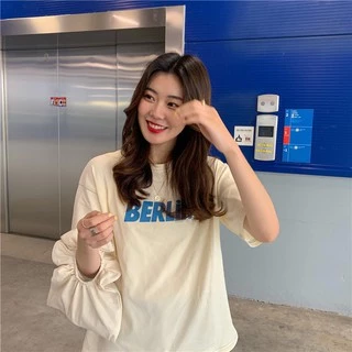 Korean เสื้อยืด💕 BERLIN💕 สไตส์เกาหลี เสื้อยืดงานดี สีสวย เนื้อผ้าดี ลายสกีน BE570