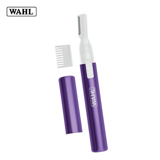 Wahl Beauty Clean &amp; Confident Ladies Battery Pen Trimmer &amp; Detailer with Rinseable Blades มีดโกนสำหรับตกแต่งขนคิ้ว ใบหน้า ใต้วงแขน บิกินี่ไลน์ พร้อมแบตเตอรี่ รุ่น 5640-100