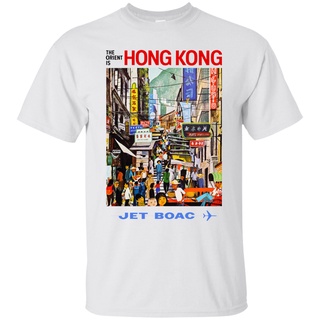 เสื้อยืด พิมพ์ลายโปสเตอร์ Hong Kong Boac Retro Twa T200 Sport-Tek สไตล์สปอร์ตS-5XL