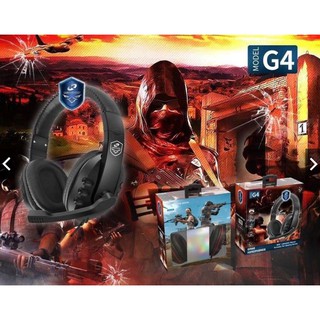 GAMING HEADSET รุ่น G4 หูฟัง เสียงดี ทนทาน หูฟังเล่นเกม เสียง 7.1 virtual surrond sound