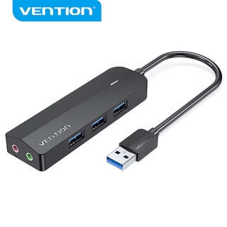 Vention ฮับ USB 3.0 C พร้อมพาวเวอร์ซัพพลาย ความเร็วสูง 3 พอร์ต 5Gbps หลายช่อง สําหรับแล็ปท็อป PC CHI TGQ