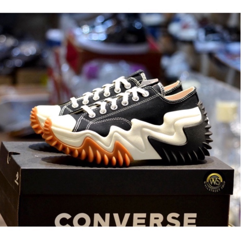 ลิขสิทธิ์แท้ รองเท้า Converse Run Star Motion Canvas Platform - Black/White/Egret - Foundational - Ox -172895CS2BKXX