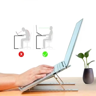 แท่นวางโน๊ตบุ๊ค ขาตั้งแล็ปท็อป ที่รองโน๊ตบุ๊ค แบบABS-พลาสติก สำหรับ Laptop