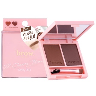 Cathy Doll ปัดคิ้วฝุ่น Brow Duo Pact 2.5g.+2.5g.