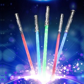 ของเล่นดาบไฟ Rgb Lightsaber FOC ขาวดํา สําหรับเด็กผู้ชาย