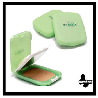 Celina UV Block SPF 15 Powder Foundation Oil Free(14กรัม)[REFILL] แป้งเซลีน่า ยูวี บล็อค พาวเดอร์ ฟาวเดชั่นผสมรองพื้น