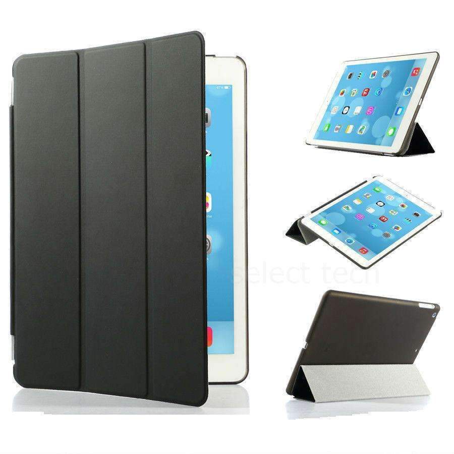 เคสไอแพดแอร์ iPad Air 2 Smart Cover Clear Back Case - (Black ,White,Blue ,Pink   )