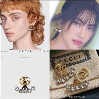 ต่างหู Gucci กุชชี่ ก้านเงินแท้