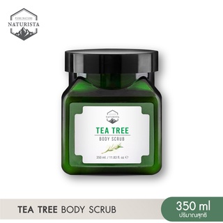 Naturista เกลือขัดผิวสปาทีทรี ให้ผิวนุ่ม ขาวกระจ่างใส น่าสัมผัส Tea Tree Body Scrub 350ml