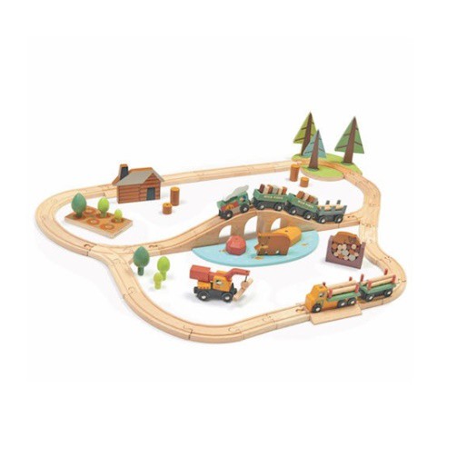 Tender Leaf Toys – Wild Pines train Set ชุดรถไฟในป่าใหญ่