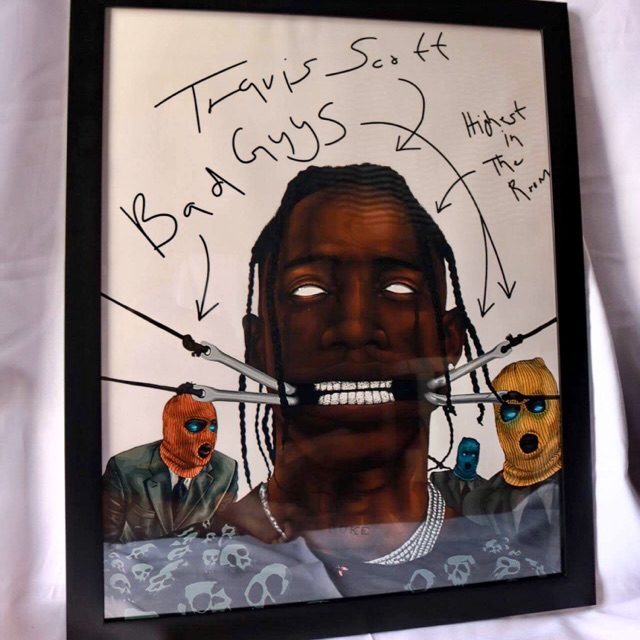 กรอบรูป Travis scott Artwork