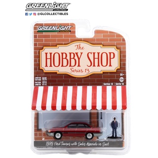 Greenlight 1/64 The Hobby Shop Series 13 1989 Ford Taurus with Seles Associate in Suit 97130-D