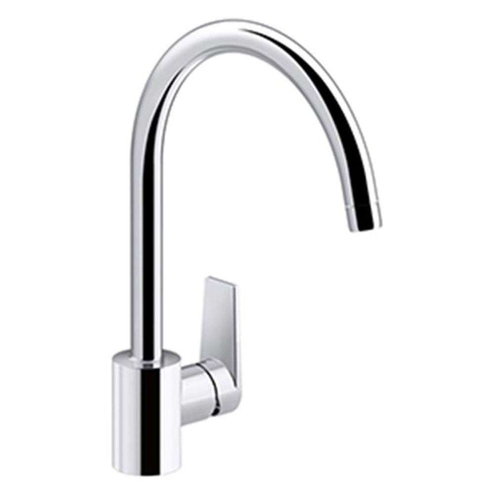 ก๊อกซิงค์ ก๊อกซิงค์เดี่ยวเคาน์เตอร์ KOHLER K-74053T-4CD-CP สีโครม ก๊อกน้ำ ห้องน้ำ SINGLE LEVER SINK 