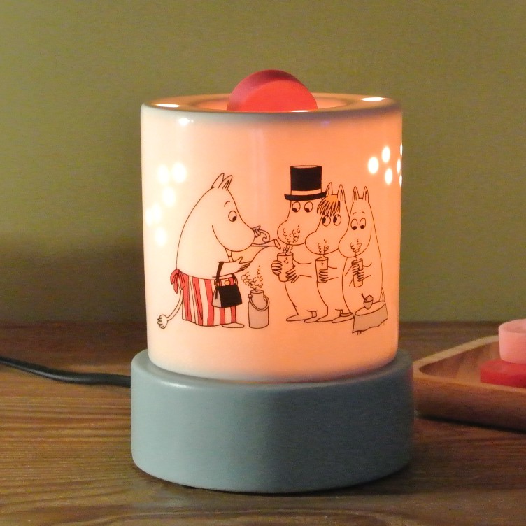 Lively Breeze โคมไฟอโรม่าลายมูมินดื่มนม 💖 Moomin Aroma Lamp - Warm Drink |  Shopee Thailand