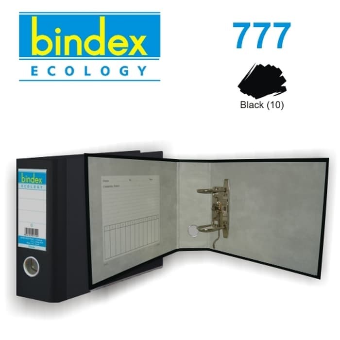 แฟ้มใบเสร็จ Bindex 777 75 mm - สีดํา (โฟลเดอร์เล็ก)