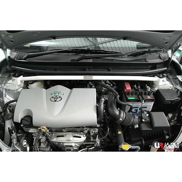 Toyota Vios 2016 NCP150 CVT 2NR-FE บาร์ค้ําหน้า 2 จุด Ultra Racing TW2-3749 ราคา ถูกที่สุด ดีลบีเคเค รูปภาพหลัก