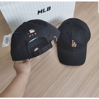 สินค้าของแท้100%🖤🖤หมวก MLB CAP / หมวก NY CAP ปัก LA  สินค้าของแท้  100% นำเข้าจากเกาหลี🇰🇷