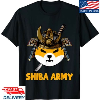 เสื้อยืด ทรงหลวม พิมพ์ลาย Army Inu Crypto สําหรับผู้ชายSize S-5XL