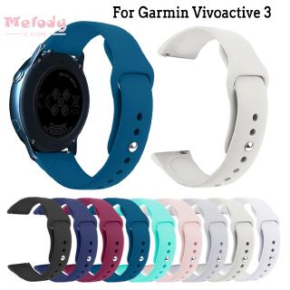 สายรัดซิลิโคนทดแทนสำหรับ Garmin Vivoactive 3 HR Watch band bracelet watchband Amazfit Bip band