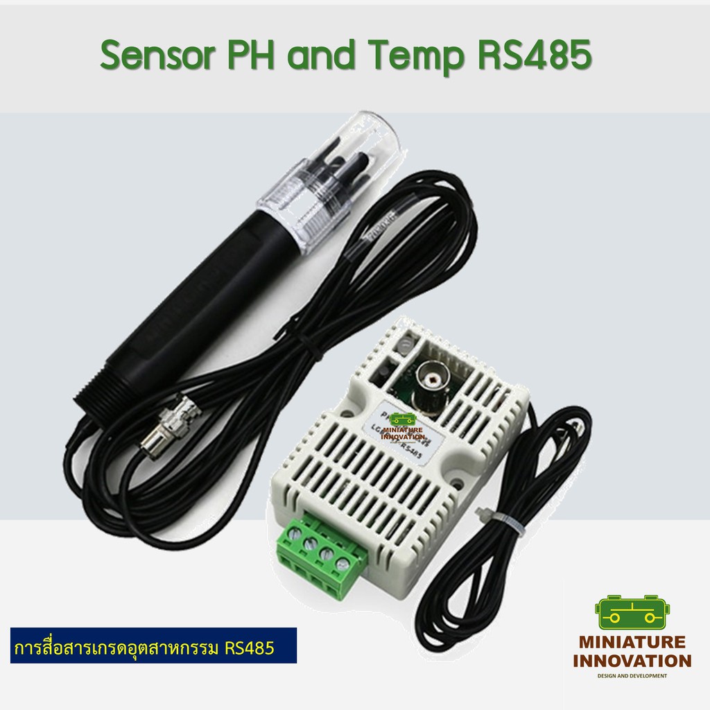 ค่า pH อุณหภูมิ Transmitter SENSOR โมดูล RS485 เอาต์พุต PH and