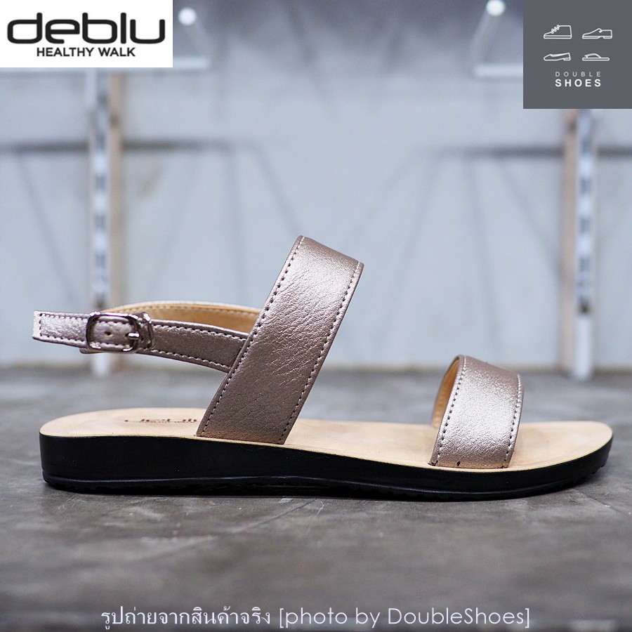 รองเท้าแตะรัดส้นผู้หญิง รองเท้าเพื่อสุขภาพ Deblu รุ่น L5004S (สีน้ำตาล) ไซส์ 36-41