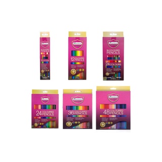 สีไม้ Master art รุ่นใหม่ เกรดพรีเมียม ขนาด 12-48 สี