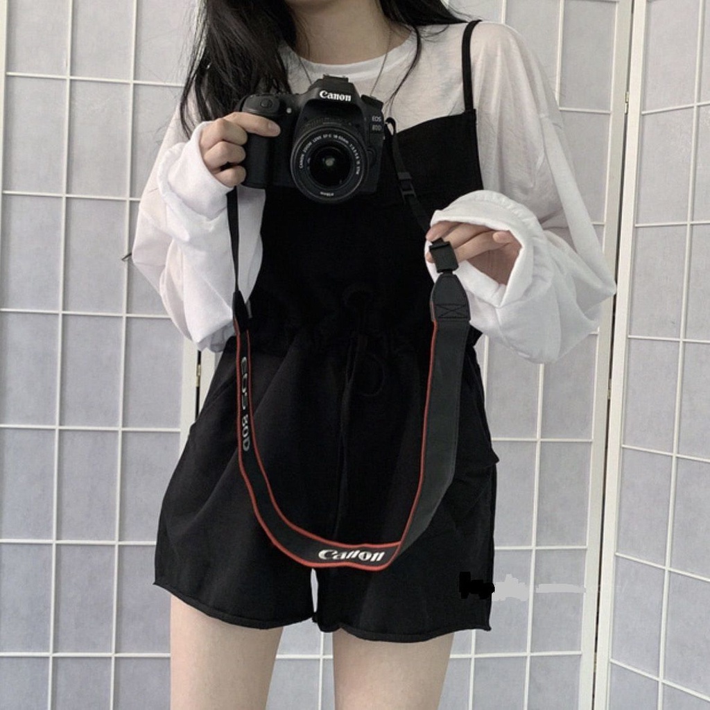 พร้อมส่ง ชุดเซตสไตล์เกาหลี เสื้อเชิ้ตแขนยาว +ชุดเอี๊ยม เอี้ยมขายาว ชุดคลุมท้อง Teddy Overalls