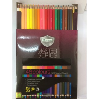 มาสเตอร์อาร์ต ดินสอสี สีไม้ 2 หัว 24 แท่ง 48 สี (MASTER SERIES)