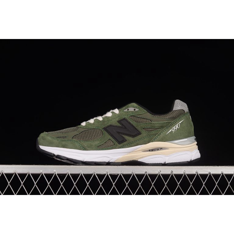 Jjjjound X New Balance 990v3 olive m990jd3 รองเท้าวิ่งกีฬา