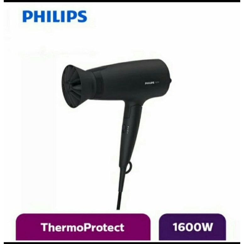 PHILIPS BHD308 เครื่องเป่าผมแบบพับได้ BHD 308 เครื่องเป่าผมพร้อมการรับประกันอย่างเป็นทางการ