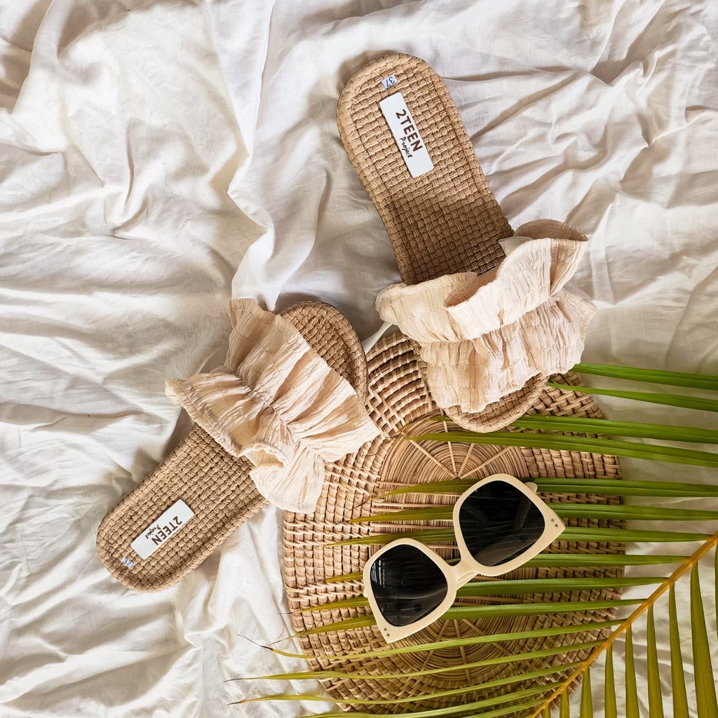 รองเท้าแตะสาน handmade AA025A,AA025B,AA025C,AA025D,AA025F