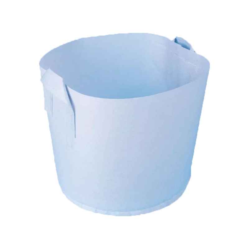 ถุงผ้าปลูกต้นไม้ กระถางผ้าปลูกน้องกัญ (สีขาว)