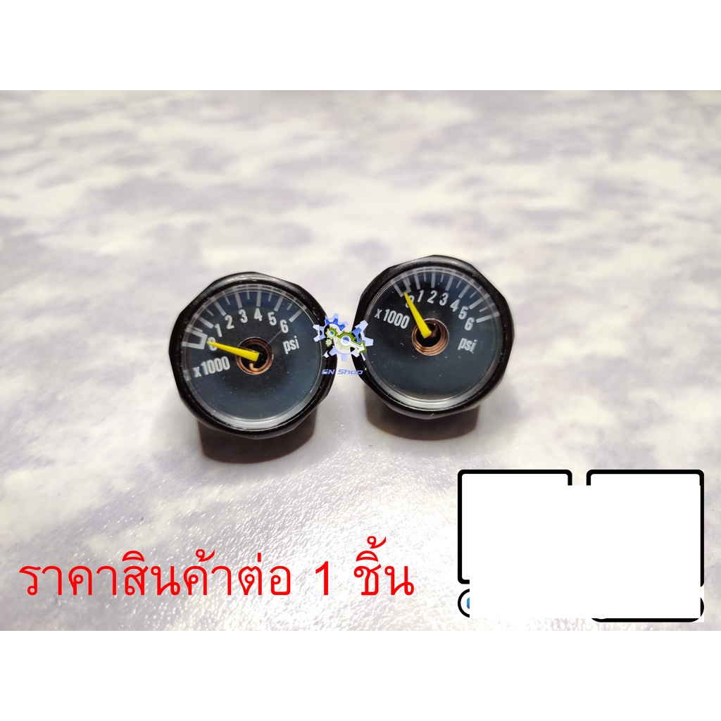 เกจวัดแรงดันสูง 6000 PSI สำหรับ ถัง CO2 PCP HPA Paintball มีขนาดเกลียวให้เลือก2ขนาด M8x1 และ M10x1 ราคา ถูกที่สุด ดีลบีเคเค แกลเลอรีภาพที่ 4