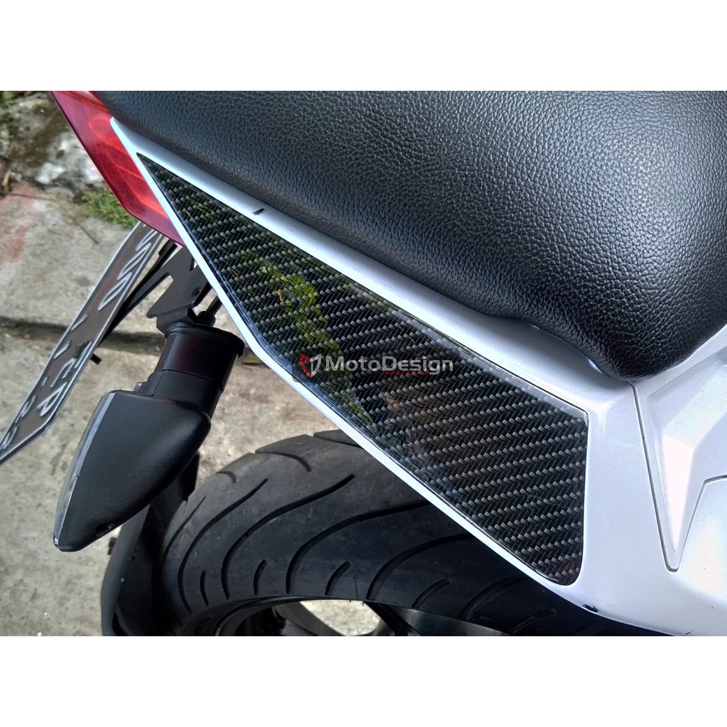 สติกเกอร์นูนคาร์บอนร่างกายด้านบนหางหางหางแผ่นป้องกันนินจา250 ฟิ เก่า Z250