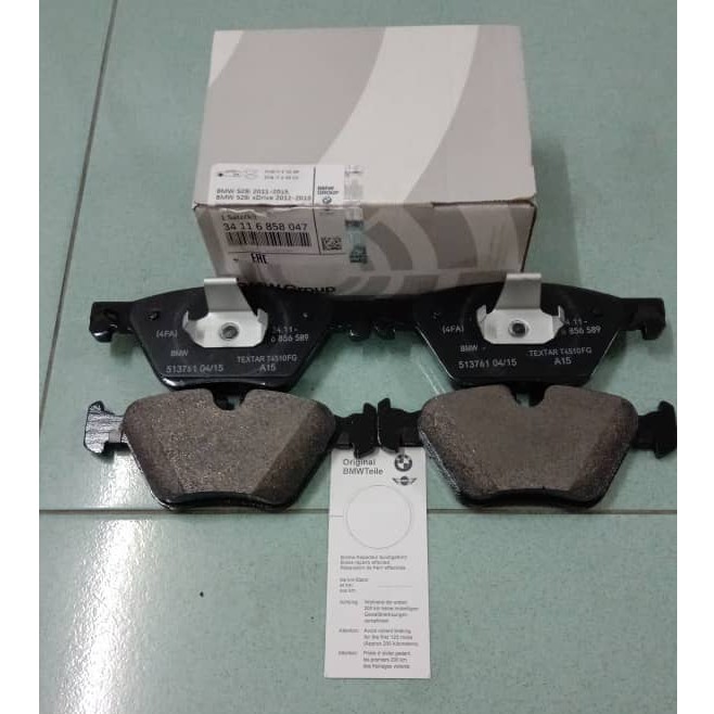 34116858047 ผ้าเบรกหน้า BMW F10 520 523 525 528 530 518D 520D