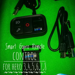 สมาร์ทรีโมทคอนโทรลโกโปรแท้ใช้ได้ตั้งแต่ Gopro 3 4 5 6 7 8 ยัน Gopro Max Smart Gopro Remote Via EMS Within 1 Day ส่งด่วน