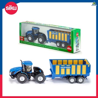 SIKU Tractor With Silage Trailer ซิกุโมเดล รถแทรกเตอร์พ่วงกะบะ รหัส SK1947