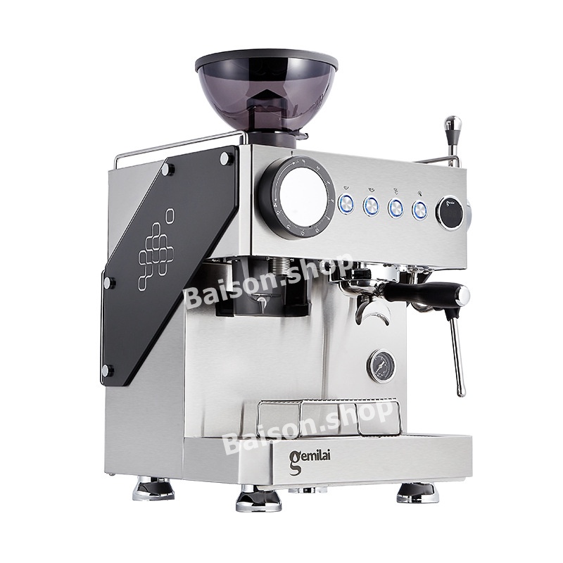 เครื่องชงกาแฟ ยี่ห้อ Gemilai CRM3812 Coffee machine+Coffee Grinder