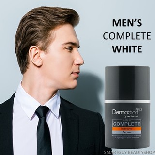 Dermaction Plus By Watsons Men’s Complete Active Intensive Serum 30ml เซรั่มบำรุงผิวหน้าสูตรพรีเมี่ยมสำหรับผู้ชาย