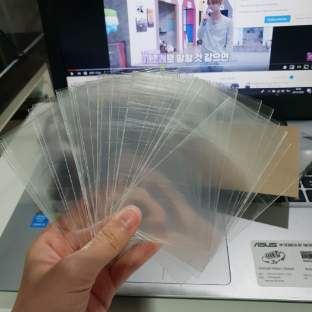 ถุงแก้ว ซองใส ใส่การ์ด รูป โลโม่ บัตร ขนาด 2.5x4 ส่งของ จ.-ส. ไม่ต้องรอพรี
