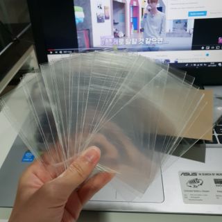 ถุงแก้ว ซองใส ใส่การ์ด รูป โลโม่ บัตร ขนาด 2.5x4 รอบส่ง จ. พ. ศ.