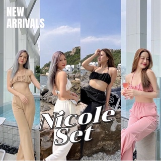 Basicsbysita🌹 Nicole set สีเบจ - Freesize *NEW ของใหม่ป้ายห้อย* (ราคา shop 469)