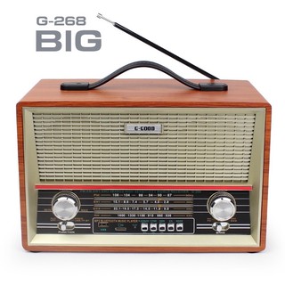 เครื่องเล่นวิทยุ บลูทูธ วินเทจ G-GOOD G-268 Big รุ่น G268-BIg-00g-k3