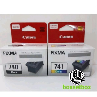 หมึก CANON PG-740BK+CL-741CO ดำและสี ของแท้