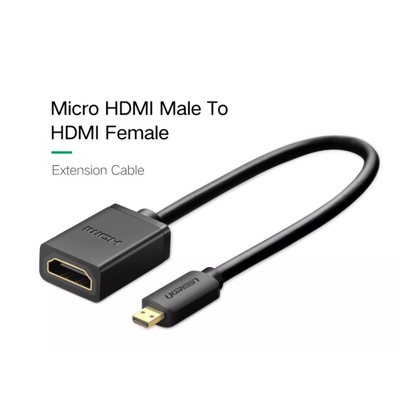 Ugreen รุ่น 20134 Micro HDMI Male to HDMI Female Cable