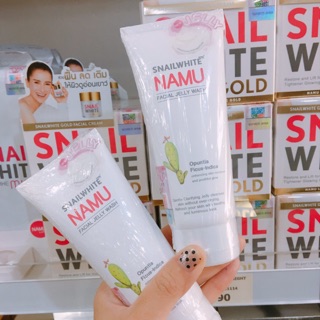 Snailwhite Namu Facial Jelly wash 100ml. คลีนซิ่งล้างหน้าเนื้อเจลลี่