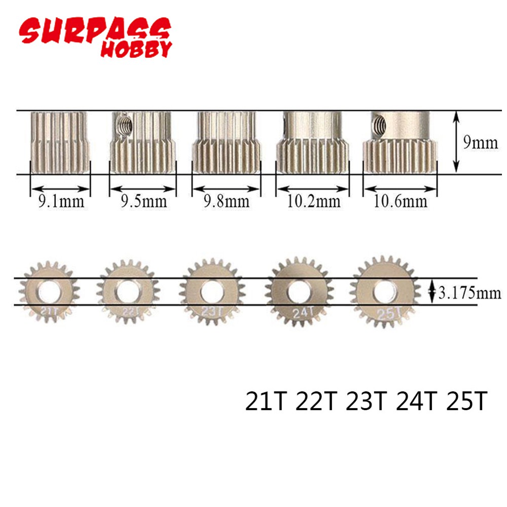มอเตอร์เกียร์ Surpasshobby 64DP 3.175มม. รูปที่ 6