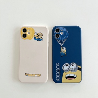 เการ์ตูนซิลิโคนครอบเคส สำหรับ เคสไอโฟน 12 Pro Max เคสขอบขาว เคสไอโฟน 11 Pro Max 12 11 Pro 13 Pro Max ตำแหน่งรูที่แม่นยำ เคสไอโฟน 12 PRO XR 11 เคสโทรศัพท์สีน้ำเงิน เคสไอโฟน xs max 7 plus 13 XS 13 pro เคสกันกระแทก กันรอยขีดข่วน กันฝุ่น เคสซิลิโคน