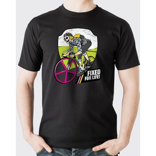 Tee - จักรยานพับBMXFixieขี่จักรยานเสื้อยืดผู้ชายผ้าฝ้าย